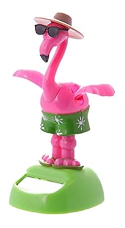 Solar Pal, Tanzender Flamingo mit Sonnenbrille