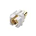 Cable Matters 5-Pack Gold-Plated BNC Keystone Jack Inserts in White