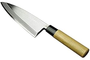 HONMAMON Deba Knife 165mm for Left Hander Made of Shirogami