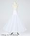 BEAUTELICATE A-line Full Gown Floor-Length Bridal Dress Gown Slip Petticoat White S/M