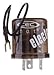 CEC Industries EF33RL 12V Heavy Duty 3-Pin Electronic Flasher Relay for LED and Incandescent Bulbs (1-Pack)