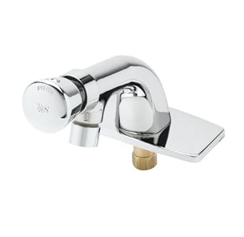 T S Brass B 0805 Vr Vf05 Metering Faucet With Single Temp Push