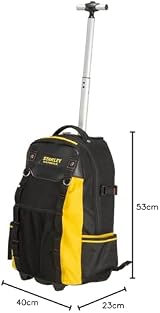 STANLEY FATMAX Tool Backpack with Wheels Extendable Handle Removable Caddy view 11