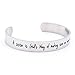 LParkin Sister Bracelets Birthday Gifts A Sister is God's Way of Making Sure We Never Walk Alone Stainless Steel Polished 6”*3/8”