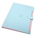 SKYDUE Folder, Accordion Document Organizer, Letter A4 Paper Expanding File Folder Pockets (1, Lake Blue)