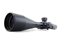 Monstrum Tactical 6-24x50 Rifle Scope with First Focal Plane (FFP) Rangefinder Reticle and Adjustable Objective Lens (Black)