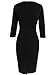 VfEmage Womens Sexy Elegant Vintage Floral Flower Print Bodycon Pencil Dress 2271 Black M