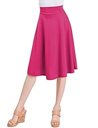 Falda de patinador para dama, elástica, multiusos, talla grande