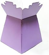 LARRYROO Glossy Vibrant Bouquet Box Lilac - Presentation Gift Box view 2
