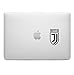 FC JUVENTUS (BLACK) (set of 2) - silhouette stencil artwork by ANGDEST - Waterproof Vinyl Decal Stickers for Laptop Phone Helmet Car Window Bumper Mug Cup Door Wall Home Decoration