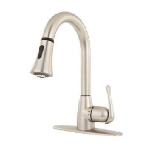 Glacier Bay New Touch Single Handle Pull Down Sprayer Kitchen