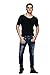 Odoland Men's Body Shaper Slimming Shirt Tummy Vest Thermal Compression Base Layer Slim Muscle Short Sleeve Shapewear, Black M