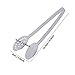 TraderPlus 2 Pack Stainless Steel Tea Bag Squeezer Tongs Strainer Grip