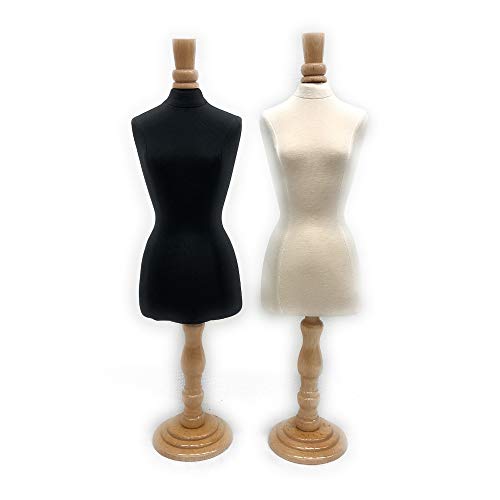 Roxy Display Mini Female Jewelry Mannequin Body Form – Mini Dress Form ...