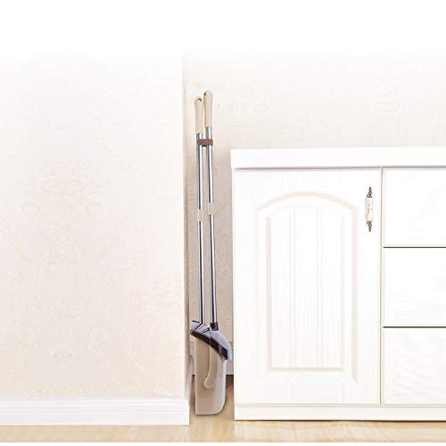 image for TUILFUL Broom and Dustpan Set [2019 New Design] Outdoor Or Indoor Dust