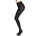 MANZI 2 Pairs 400D Women's Black Thermal Warm Winter Fleece Tights