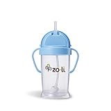 Zoli Baby BOT Straw Sippy Cup - Blue - 9 oz
