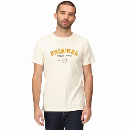 Regatta Herren Cline VII Active T-Shirt, antik-weiß, M