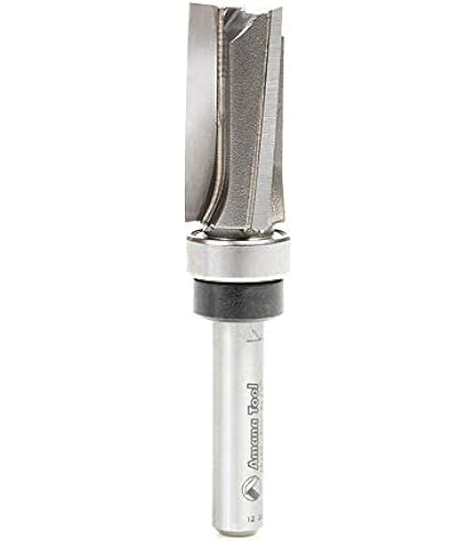Amana Tool - 46297 Solid Carbide UltraTrim Spiral Trim 1/4 Dia x 1