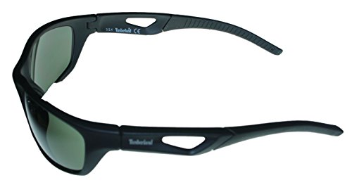 Timberland Men's Rectangle Black Sunglasses