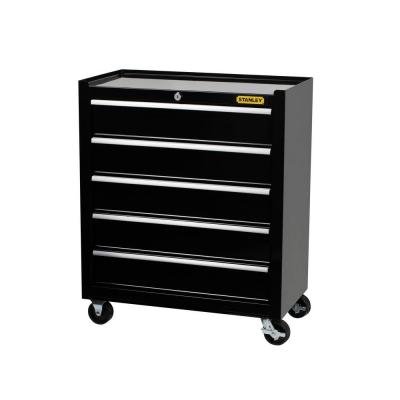 Stanley 5-Drawer Tool Cabinet Black