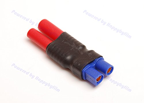 Pack(5) New 4MM Bullet to Female EC3 Adapter for RC HXT Turning Zippy