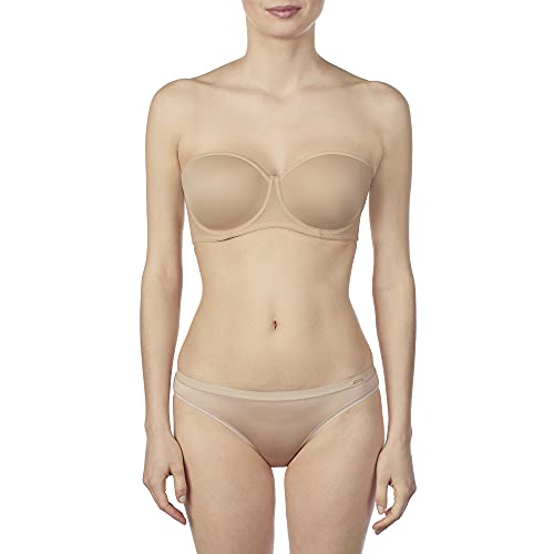 Le Mystere Women’s Soiree Strapless Bra,Natural,38C