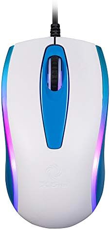 COOLERPLUS Mouse Ottico USB - 1000 DPI, Design Ergonomico, LED Arcobaleno Per PC E Mac
