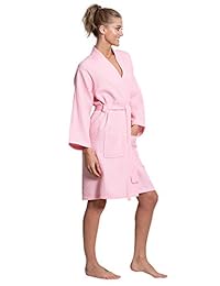 Turkuoise - Kimono ligero de lino para baño y spa