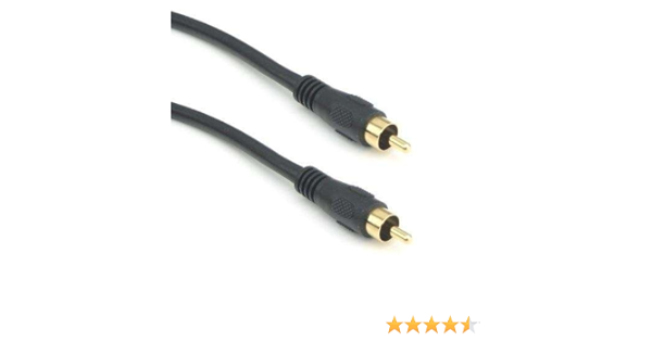 coax to rca subwoofer