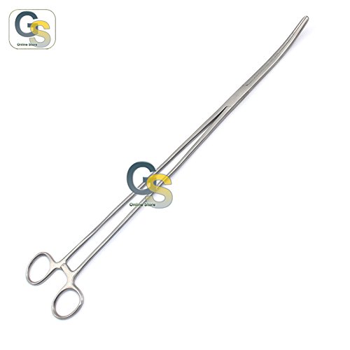 G.S HEMOSTAT CLAMP, Curved 16" Best Quality Industrial