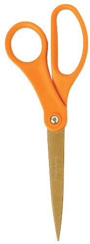 Fiskars 8 Inch Titanium Nitride Shop Shears (171750-1001)