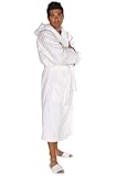 Hooded Terry / Velour Women's and Men's Bathrobe