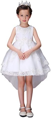 Moleya Sleeveless Flower Girl Short Formal Dresses for Pageant Wedding Birthday Party