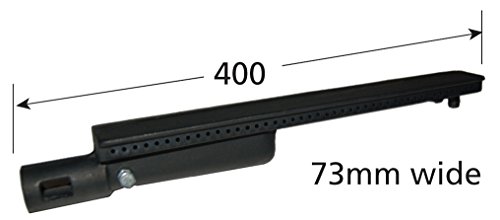 Music City Metals 23301 Cast Iron Burner Replacement for Select Gas Grill Models by Aussie, Bull and Others