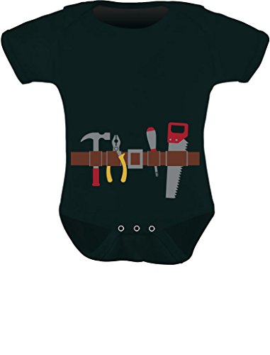 TeeStars - Workman Tool Belt Baby Boy Halloween Handyman Costume Baby Bodysuit