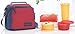 TP-860-T187 Tupperware Premier Lunch (Including Bag) With Two Bowls, One Tumbler and One Square Box allows you to Pack a Complete Lunch
