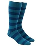 Super Stripe Men's Cotton Blend Dress Socks