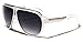 Turbo Aviator Men's Women's Retro Sunglasses Flat Top Frame