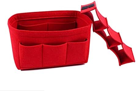 Felt Purse & Bag in Bag Organizer Insert/Multi-Pocket Handbag Shaper-Fit LV Speedy Neverfull Longchamp Tote(7 Colors)