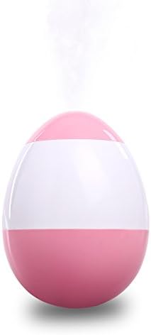 Ladyker 150ml Mini Humidifier,USB Operated Cool Mist Humidifier,Tumbler Egg Design Personal Mini Humidifier,Auto Shut-off,Portable for Travelling,Quiet for Home,Bedroom,Office,Car,Baby,Easter Gift