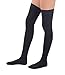 JOMI COMPRESSION Thigh High Collection, 20-30mmHg Premiere Closed Toe Made In USA 240 (X-Large, Black)