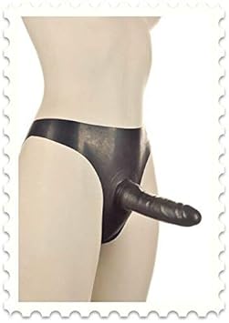 Flexibler Dildo Extremer Latex-Slip Sharon Sloane Latex Damen S - M - L, Schwarz, S