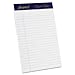 Ampad Gold Fibre Pad, White, 5 x 8, Jr. Legal Rule, 50-Sheets, 4-Pack