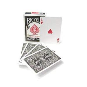Bicycle Brand Invisible Deck - Famous Magic Card Trick - Includes Cipher Card Bag (Black)