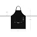 AFUN Kitchen Cooking Water Resistant Apron, Adjustable Bib Chef Aprons Bulk with 2 Pockets for Women Men(Black, 12)