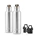 Bottle Insulator,Beer Bottle Cooler,2 Pack 12 oz Stainless Steel Beer Bottle Holder and Insulator Beer Bottle Insulator with Bottle Opener