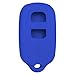 Keyless2Go Replacement for New Silicone Cover Protective Case for Remote Key Fobs with FCC GQ43VT14T HYQ12BAN HYQ12BBX - Blue