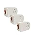 Oviitech Grounded Outlet Wall Tap Adapter with Red Indicator On/Off Power Switch (3 Pack) primary