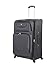 SwissGear Maggiore Softside Expandable Luggage with Spinner Wheels, Grey, Checked-Large 28-Inch